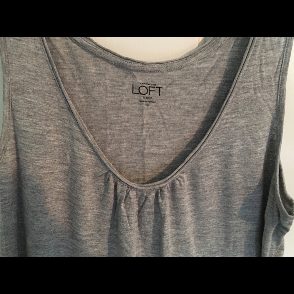 Heathered Grey Rayon Tank Top - Picture 2 of 6